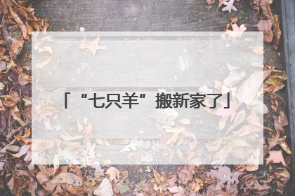 “七只羊”搬新家了