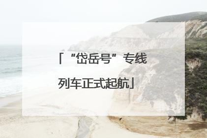 “岱岳号”专线列车正式起航