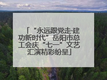“永远跟党走·建功新时代”岳阳市总工会庆“七一”文艺汇演精彩纷呈
