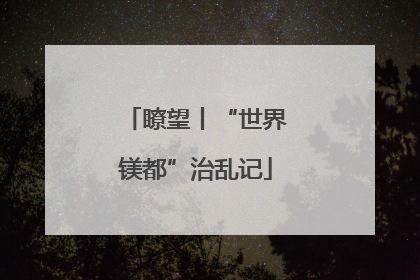 瞭望丨“世界镁都”治乱记