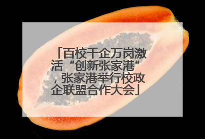 百校千企万岗激活“创新张家港”，张家港举行校政企联盟合作大会