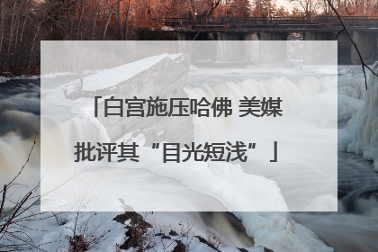 白宫施压哈佛 美媒批评其“目光短浅”