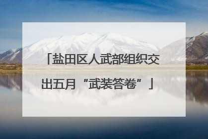 盐田区人武部组织交出五月“武装答卷”