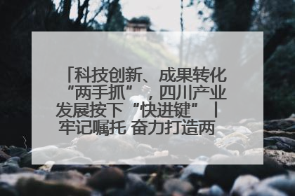科技创新、成果转化“两手抓”，四川产业发展按下“快进键”丨牢记嘱托 奋力打造两高地两基地一屏障