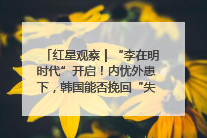 红星观察｜“李在明时代”开启！内忧外患下，韩国能否挽回“失去的三年”？