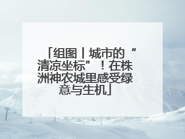 组图丨城市的“清凉坐标”！在株洲神农城里感受绿意与生机