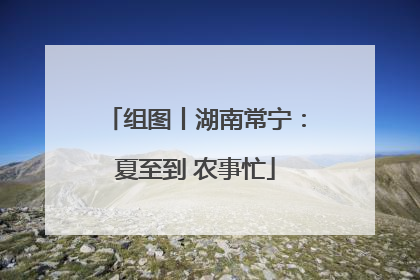 组图丨湖南常宁：夏至到 农事忙