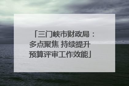 三门峡市财政局：多点聚焦 持续提升预算评审工作效能