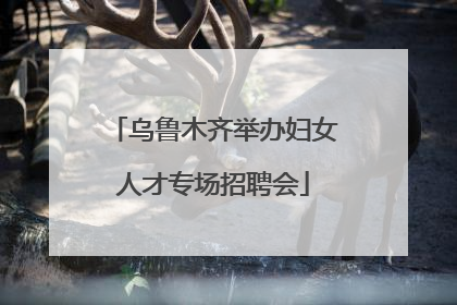 乌鲁木齐举办妇女人才专场招聘会