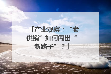 产业观察：“老供销”如何闯出“新路子”？