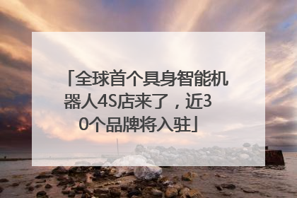全球首个具身智能机器人4S店来了，近30个品牌将入驻