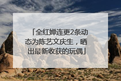 全红婵连更2条动态为陈艺文庆生，晒出最新收获的玩偶