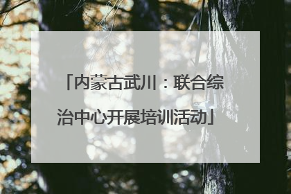 内蒙古武川：联合综治中心开展培训活动