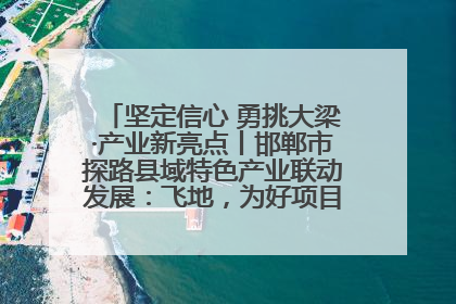 坚定信心 勇挑大梁·产业新亮点丨邯郸市探路县域特色产业联动发展：飞地，为好项目跨域安个家