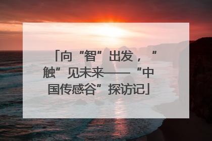 向“智”出发，“触”见未来——“中国传感谷”探访记