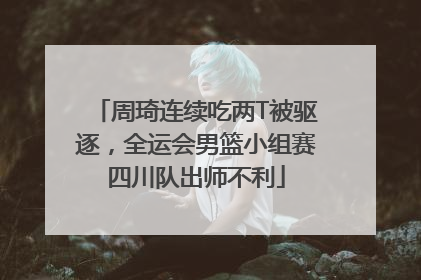 周琦连续吃两T被驱逐，全运会男篮小组赛四川队出师不利