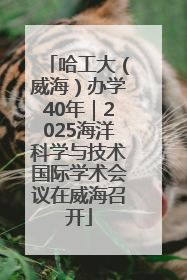 哈工大（威海）办学40年｜2025海洋科学与技术国际学术会议在威海召开