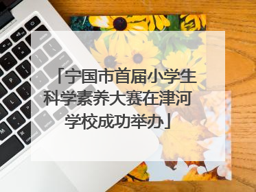 宁国市首届小学生科学素养大赛在津河学校成功举办