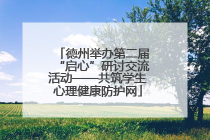 德州举办第二届“启心”研讨交流活动——共筑学生心理健康防护网