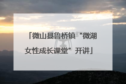微山县鲁桥镇“微湖女性成长课堂”开讲