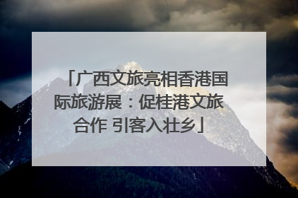 广西文旅亮相香港国际旅游展：促桂港文旅合作 引客入壮乡