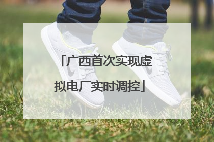 广西首次实现虚拟电厂实时调控