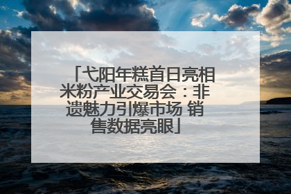 弋阳年糕首日亮相米粉产业交易会：非遗魅力引爆市场 销售数据亮眼