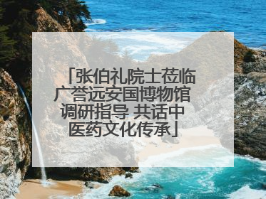 张伯礼院士莅临广誉远安国博物馆调研指导 共话中医药文化传承