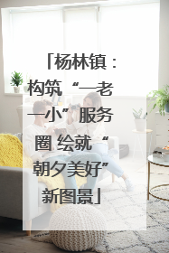 杨林镇：构筑“一老一小”服务圈 绘就“朝夕美好”新图景