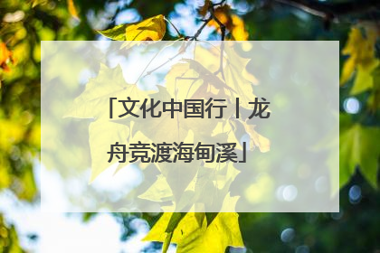 文化中国行丨龙舟竞渡海甸溪