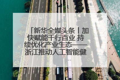 新华全媒头条丨加快赋能千行百业 持续优化产业生态——浙江推动人工智能健康有序发展观察