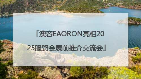 澳容EAORON亮相2025服贸会展前推介交流会