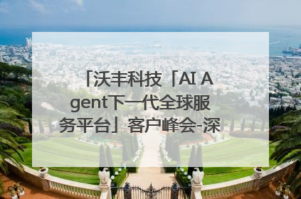 沃丰科技「AI Agent下一代全球服务平台」客户峰会-深圳站圆满落幕！