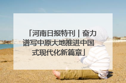 河南日报特刊｜奋力谱写中原大地推进中国式现代化新篇章