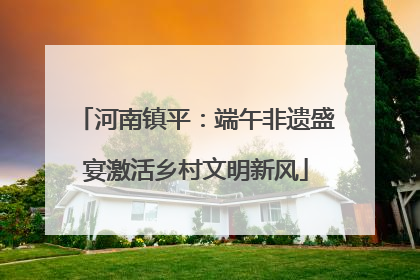 河南镇平：端午非遗盛宴激活乡村文明新风