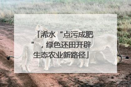浠水“点污成肥”，绿色还田开辟生态农业新路径
