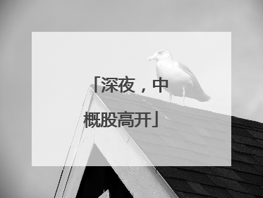 深夜，中概股高开