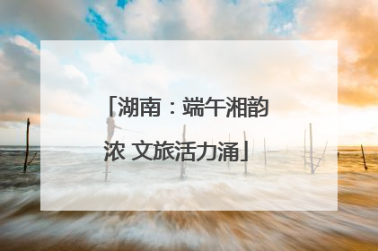 湖南：端午湘韵浓 文旅活力涌