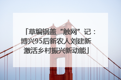 草编锅盖“触网”记：博兴95后新农人刘建新激活乡村振兴新动能