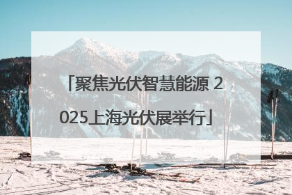 聚焦光伏智慧能源 2025上海光伏展举行