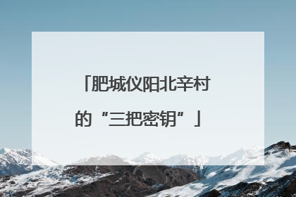 肥城仪阳北辛村的“三把密钥”