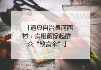 道真自治县河西村：食用菌撑起群众“致富伞”