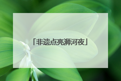 非遗点亮浉河夜