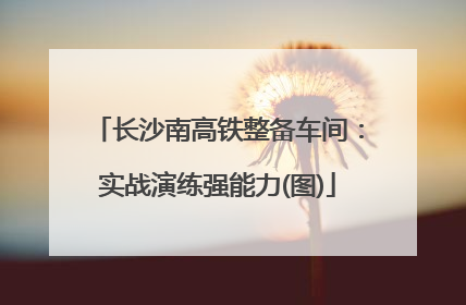 长沙南高铁整备车间：实战演练强能力(图)