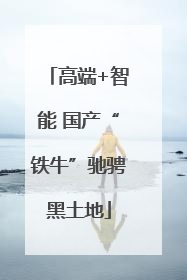 高端+智能 国产“铁牛”驰骋黑土地