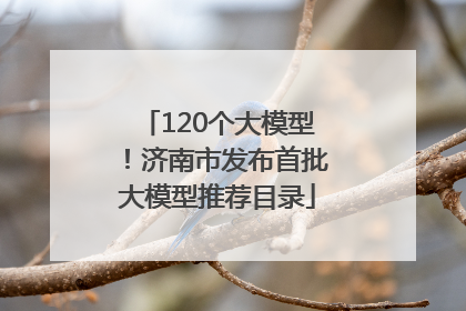 120个大模型！济南市发布首批大模型推荐目录