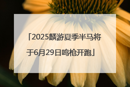2025麟游夏季半马将于6月29日鸣枪开跑