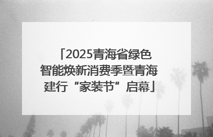2025青海省绿色智能焕新消费季暨青海建行“家装节”启幕
