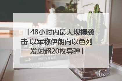 48小时内最大规模袭击 以军称伊朗向以色列发射超20枚导弹