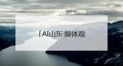 AI山东·媒体观“数”——媒体眼中的数字强省发展之路融媒体行活动启动